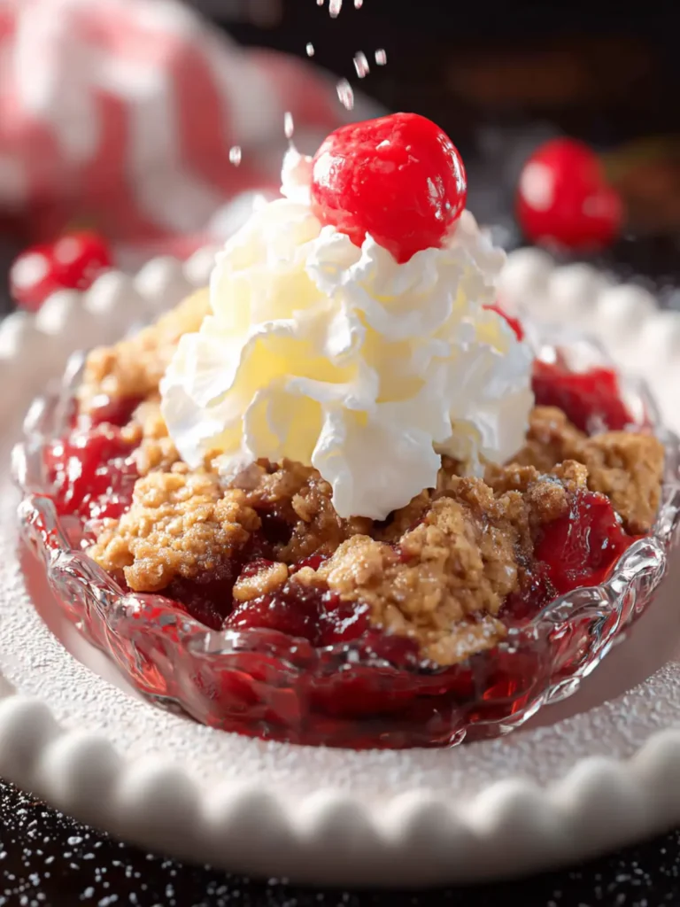 Mini Cherry Dump Cake First Image