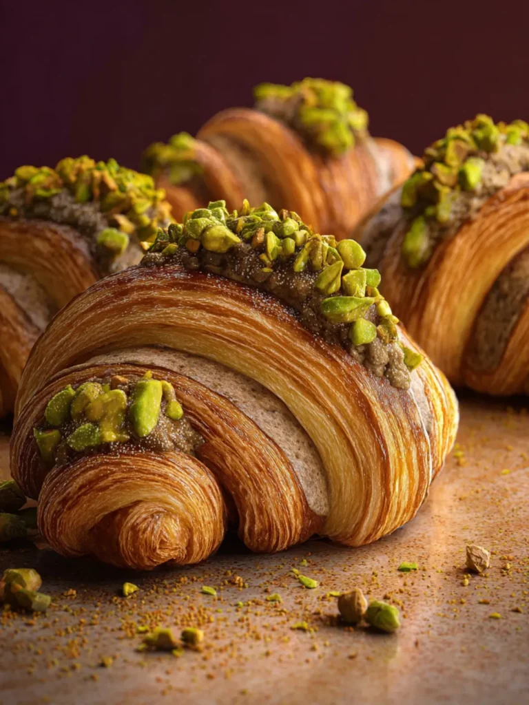 Pistachio Croissants First Image