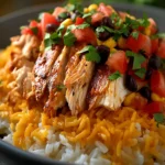 Southwest Crock Pot Chicken and Rice First Image