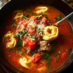 Beef Tortellini Soup First Image