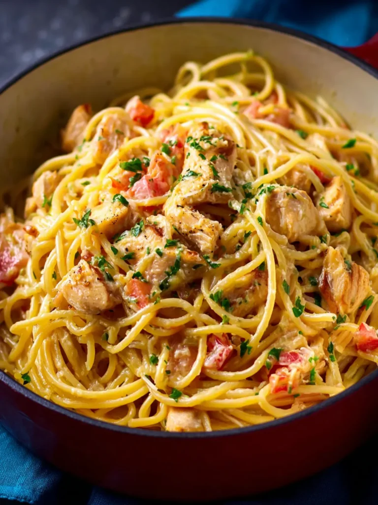 Cheesy Chicken Spaghetti First Image