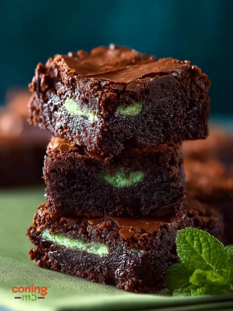 Chocolate Mint Brownies First Image