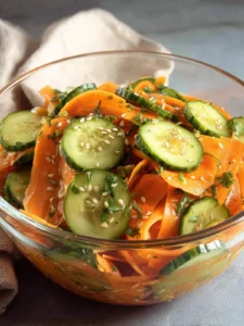 Easy Cucumber Carrot Salad Recipe (Asian-Inspired) First Image