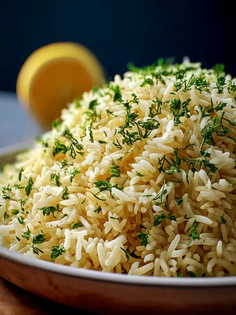 Garlic Butter Herb Rice First Image