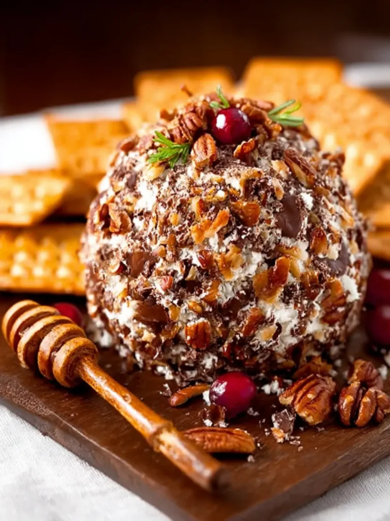 German Chocolate Cheese Ball First Image