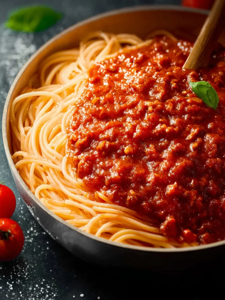Homemade Spaghetti Sauce First Image