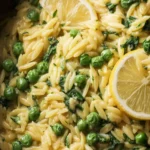 Lemon Orzo with Peas First Image