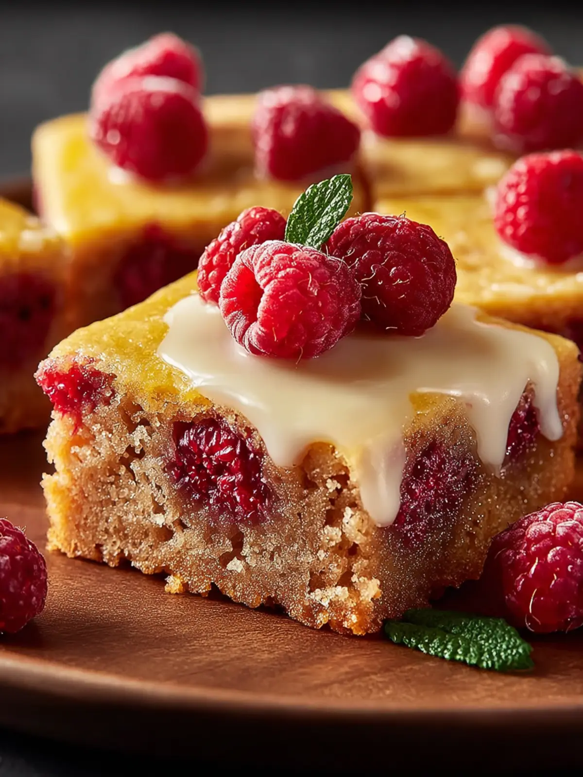 Lemon Raspberry Snack Cake First Image