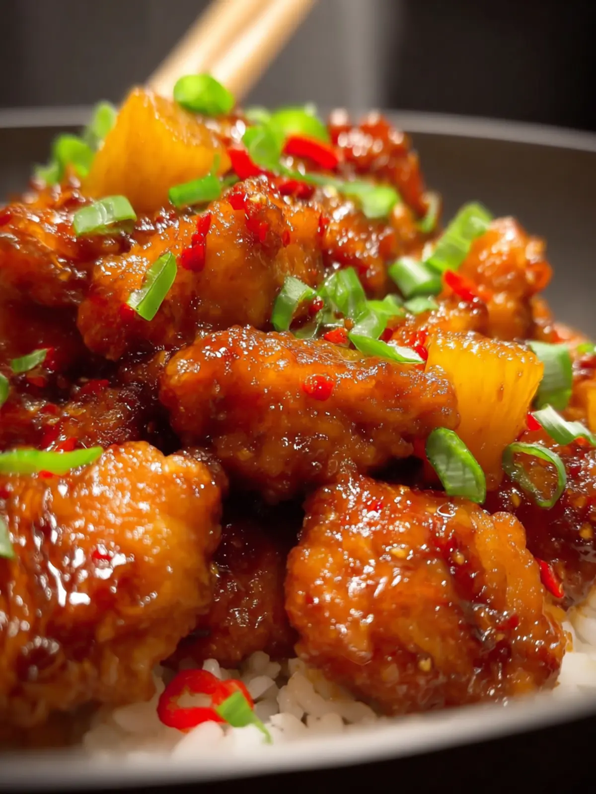 Pineapple Firecracker Chicken First Image