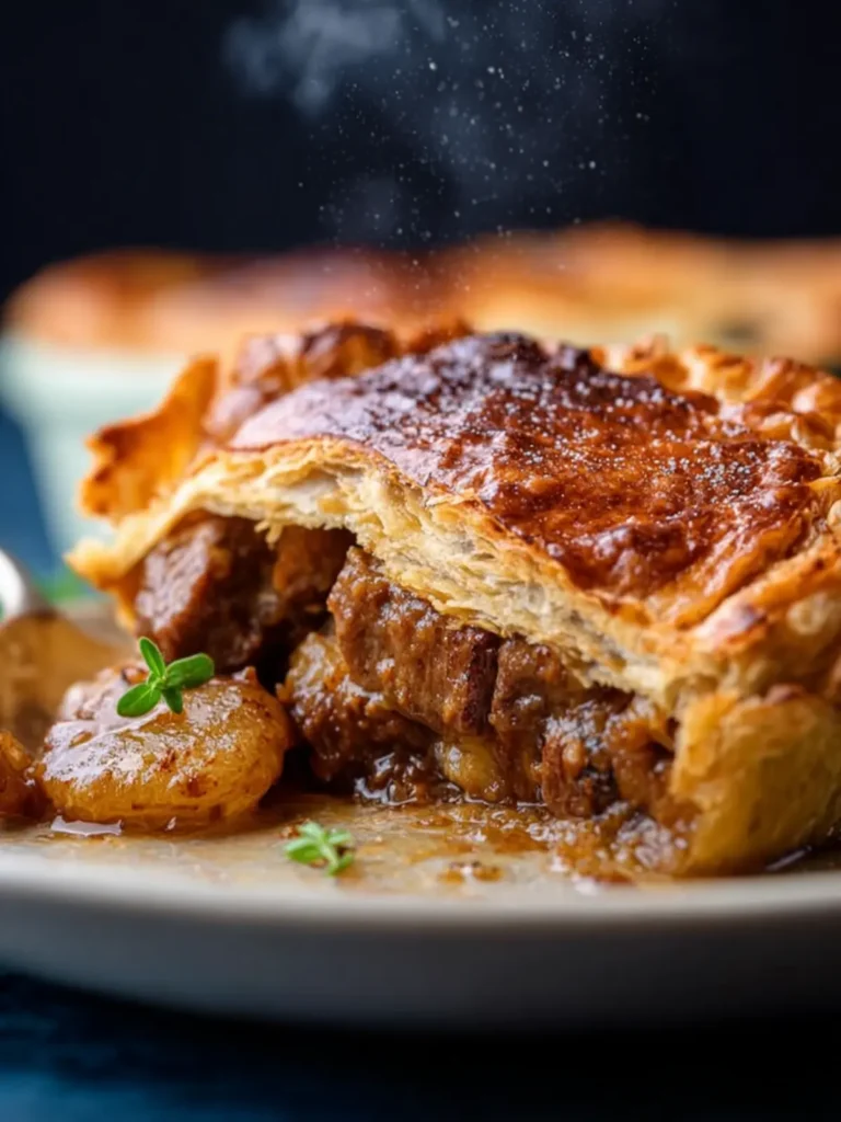 Rich and Tasty Slow-Cooked Steak Pie First Image