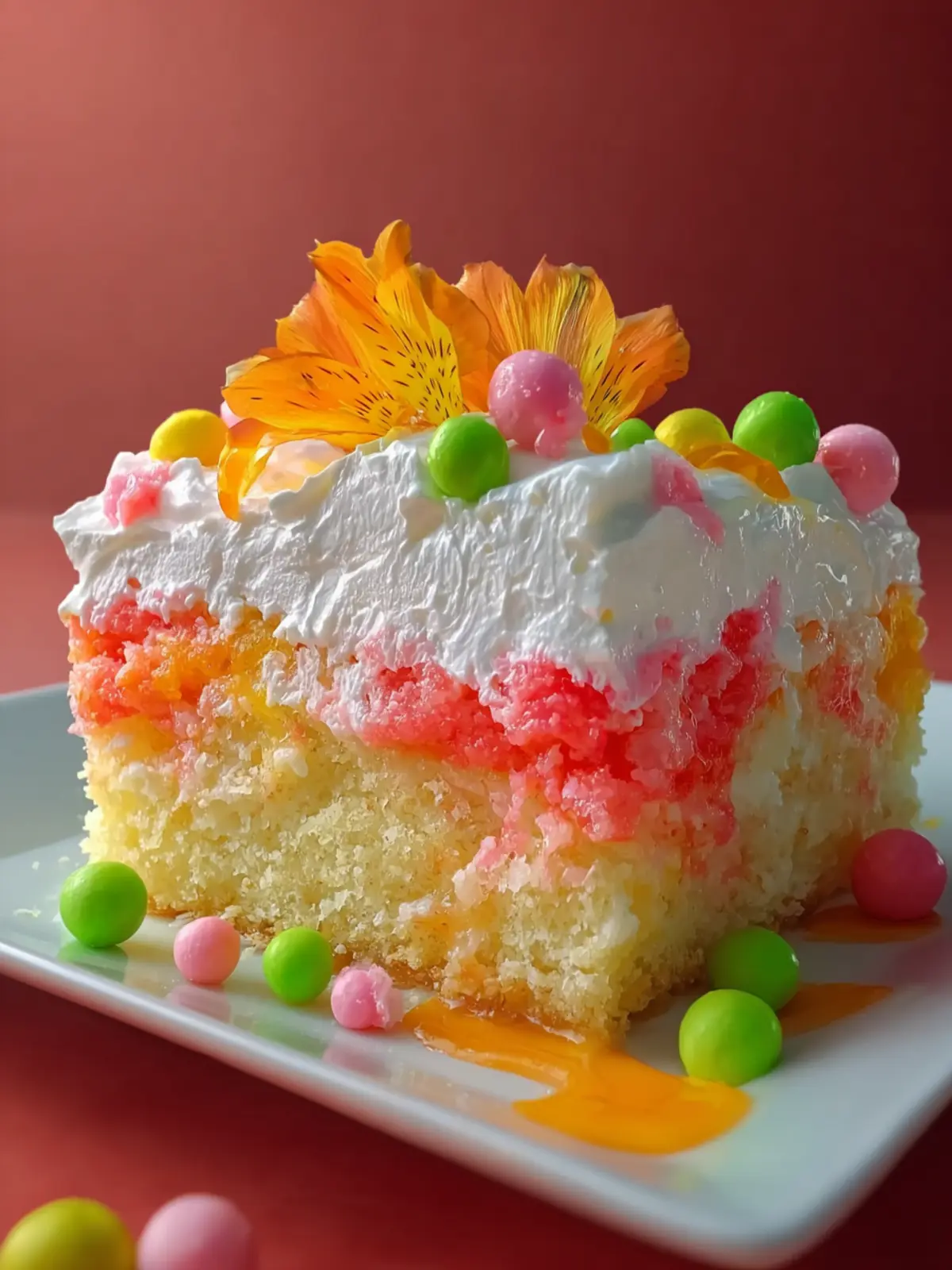Spring Poke Cake First Image