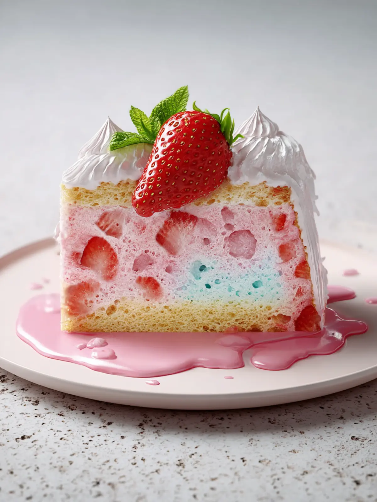 Strawberry Milkshake Cake First Image