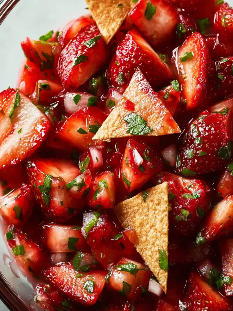 Strawberry Salsa Chips First Image