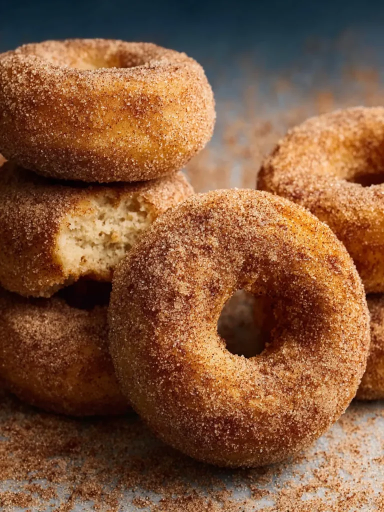 Baked Cinnamon Sugar Donuts First Image