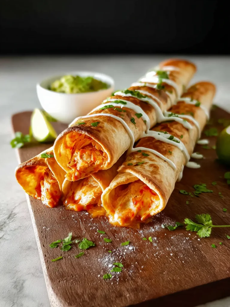 Buffalo Chicken Flautas First Image