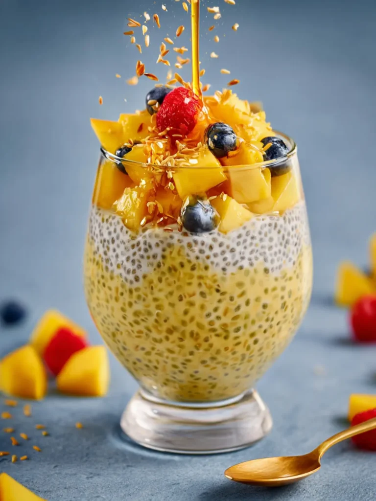 Mango Coconut Chia Pudding First Image