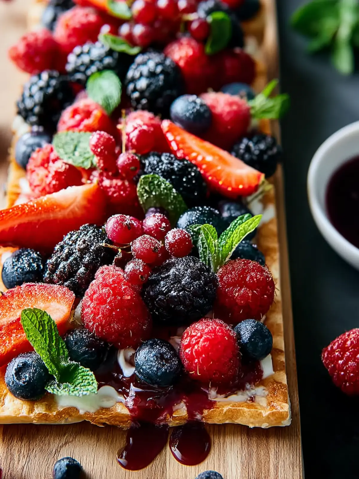 Berry Flatbread Bliss: Easy Recipe for a Guilt-Free Treat