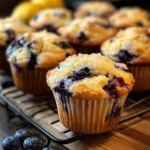 lemon blueberry muffins First Image