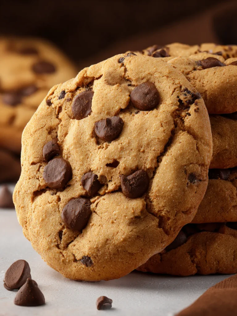 peanut butter chocolate chip cookies First Image